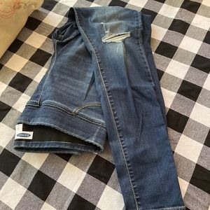 ON Distressed Pull on Jeans 14 tall